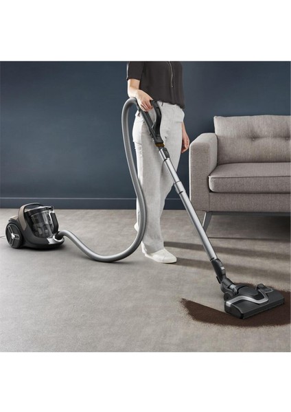 Sessiz Güçlü ve Turbo Başlıklı 5yıl Garantili X-Trem Cyclonic Effitech Toz Torbasız Elektrikli Süpürge + Tefal Buharlı Düzleştirici Ütü indirimleri