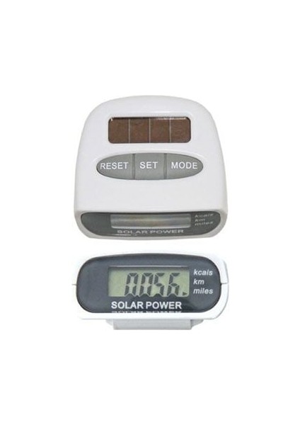 Güneş Enerjili Pedometre ve Kalori Ölçer Adımsayar fırsatları