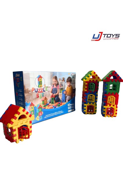 Puzzle City 3D Yapı ve Tasarım Blokları Parça Eğitici Oyuncak Puzzle Blok Set Eğlenceli Oyuncak modelleri