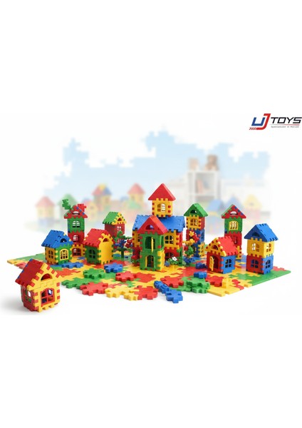 Puzzle City 3D Yapı ve Tasarım Blokları Parça Eğitici Oyuncak Puzzle Blok Set Eğlenceli Oyuncak fırsatları