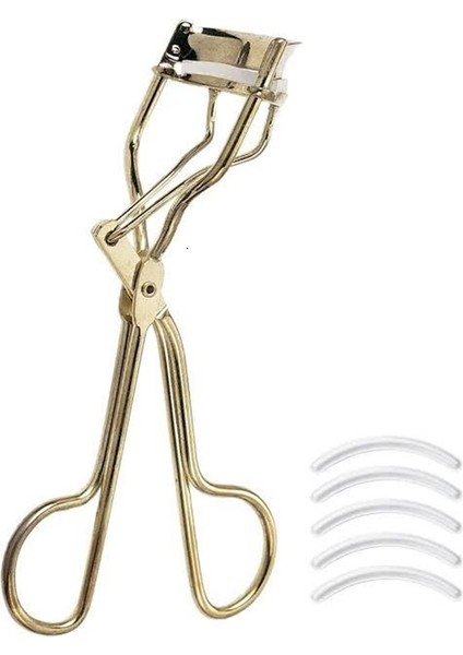 Altın Renklı Kirpik Kıvırma Makası – Takma Kirpik Etkili Profesyonel Eyelash Curler modelleri