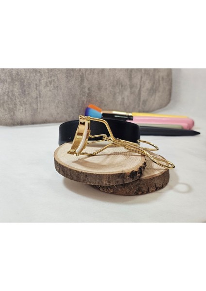 Altın Renklı Kirpik Kıvırma Makası – Takma Kirpik Etkili Profesyonel Eyelash Curler indirimleri