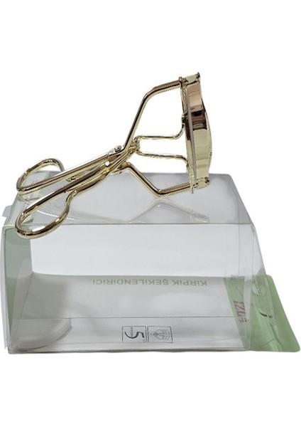 Altın Renklı Kirpik Kıvırma Makası – Takma Kirpik Etkili Profesyonel Eyelash Curler
