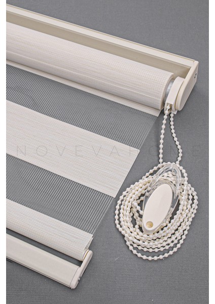 Zebra Stor Perde 01 Ekru Mutfak Çocuk Odası Ofis Balkon Salon Perdesi Güneşlik Perde Plaseco fiyatları