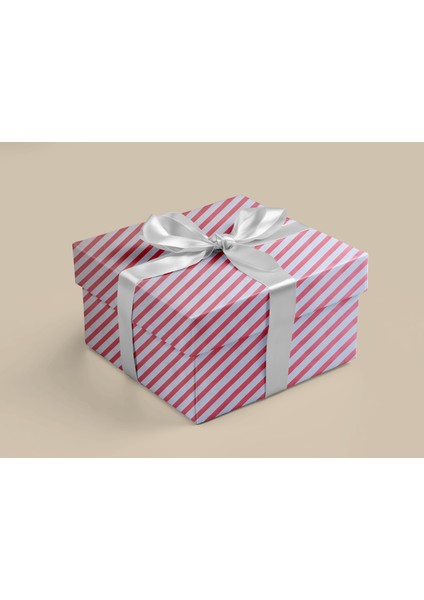 Kırmızı Verev Beyaz Ambalaj Kağıdı Seti | 10 Rulo Kağıt (70X100 Cm)-12 RAFYA-20M Ip-Bant ve Makinesi modelleri