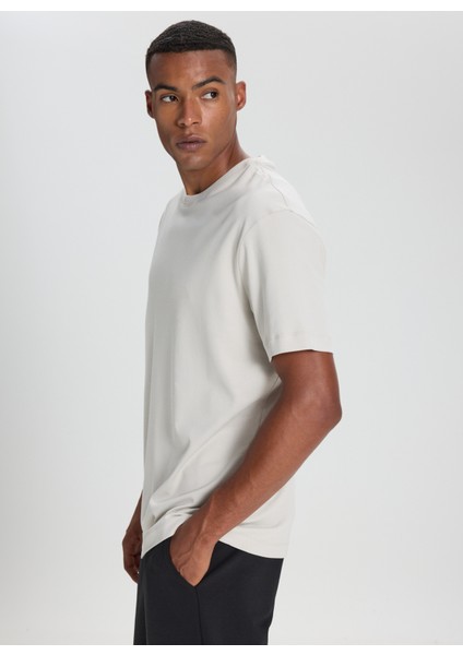 Bisiklet Yaka Taş Erkek T-Shirt ACE482510267_TAS modelleri