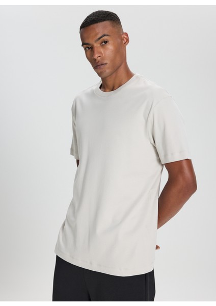 Bisiklet Yaka Taş Erkek T-Shirt ACE482510267_TAS fırsatları