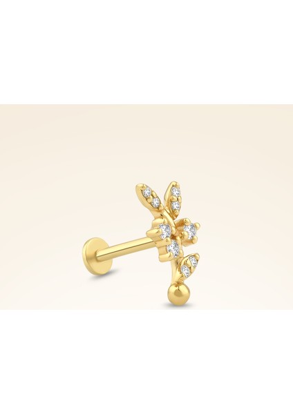 0,05 Karat Pırlanta Taşlı Piercing fiyatları