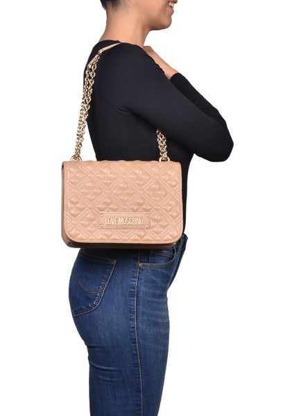 Bej Kadın Omuz Çantası JC4000PP0N104 fırsatları