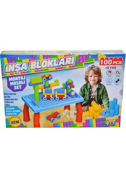 Montaj Masalı Inşa Blokları Seti 100 Parça