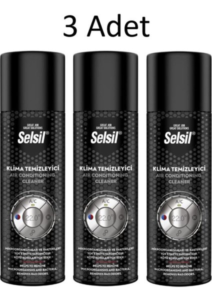 Klima Temizleyici Yeni 150 ml 3 Adet