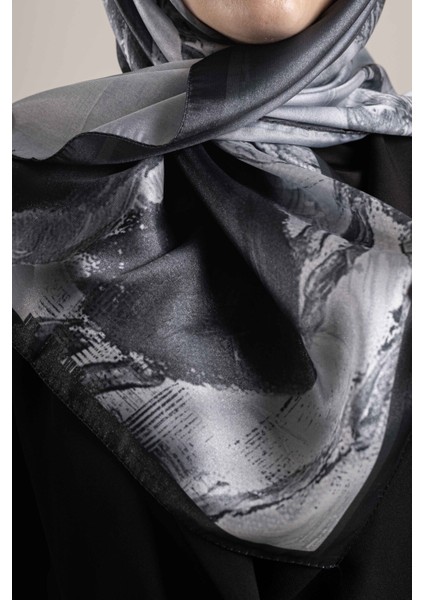 “Dijital Kristal Desenli Eşarp 95x95 – Pastel Desen-1 modelleri