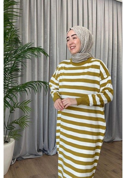 3389 Yeva Enine Çizgili Triko Tunik fiyatları