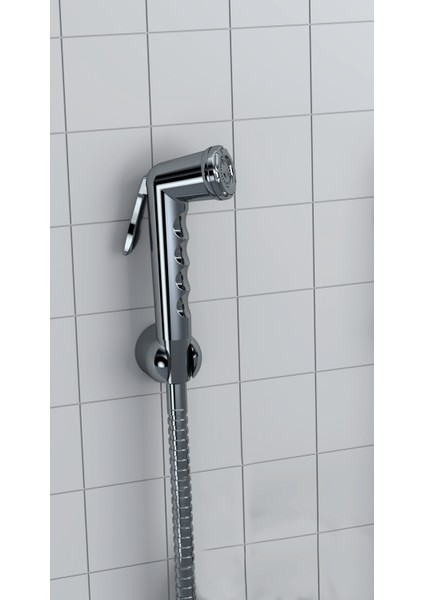 Felix El Tahareti– Krom | Paslanmaz Çelik Hortumlu | Duvar Askılı | Shut-Off modelleri