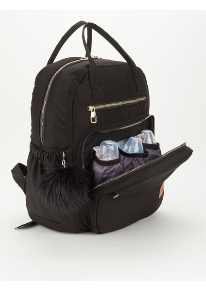 Arya Bondit Hafif Kumaş Anne Bebek Bakım Çantası Termoslu Biberon Cepleri Puset Askılı fiyatları