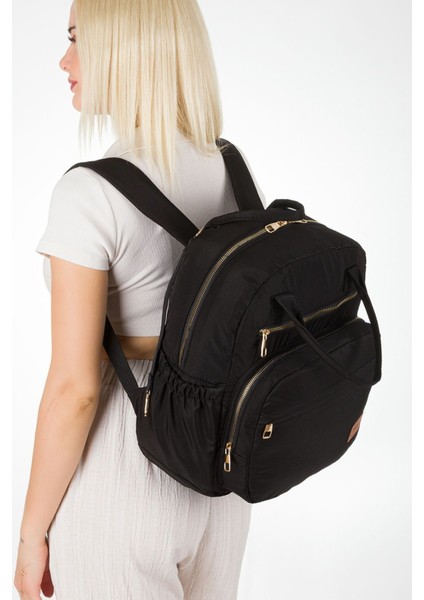 Arya Bondit Hafif Kumaş Anne Bebek Bakım Çantası Termoslu Biberon Cepleri Puset Askılı fırsatları