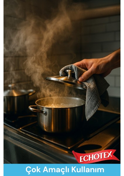 (3 Adet) Mikrofiber Mutfak Temizlik Bezi 40X40 cm Leke ve Koku Yapmaz fırsatları