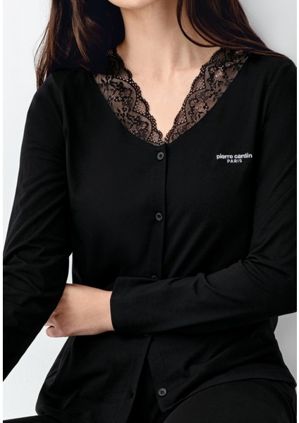 Kadın Giyim 2 Adet Uzun Kol Pamuklu & Modal Gömlek Pijama Takımı (Modal Şort Hediyeli) modelleri