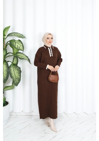 Polo Yaka Triko Elbise fiyatları