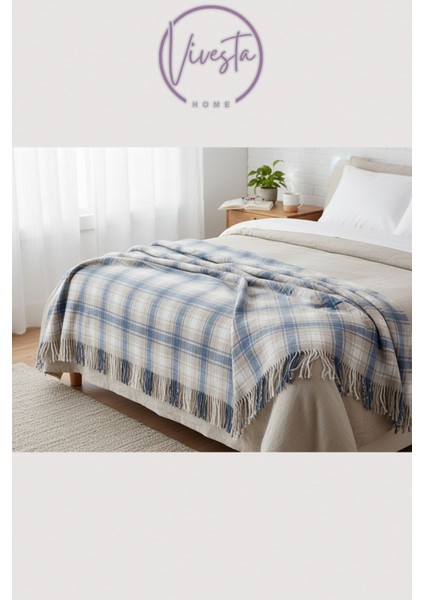 Yumuşacık Scotch Battaniye 150×200 cm – Sıcak, Şık ve Konforlu Tasarım
