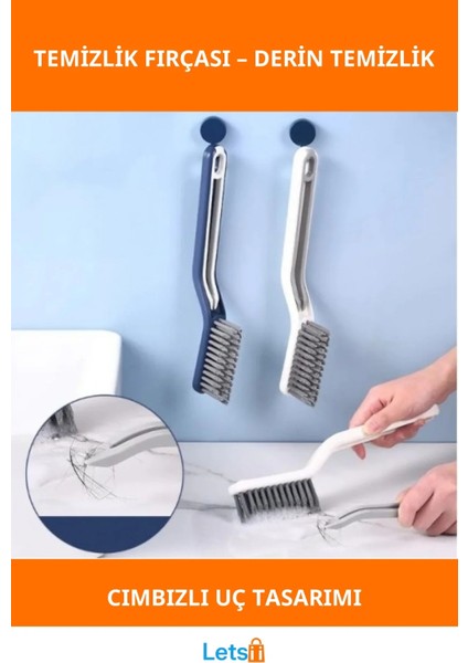 Ergonomik Cımbızlı Banyo Mutfak Temizlik Fırçası