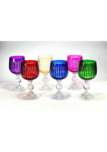 El Yapımı Kristal Pearl Desen Bardak Seti 6'lı fiyatları