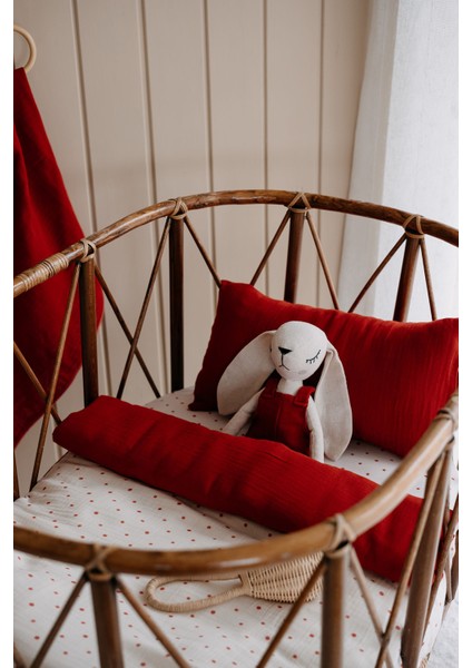 Park Yatak Müslin Nevresim Takımı (80X110) | Red Dots