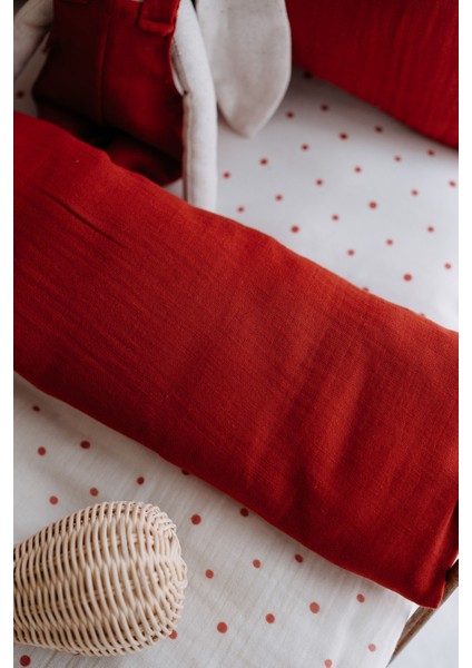 Park Yatak Müslin Nevresim Takımı (80X110) | Red Dots fırsatları