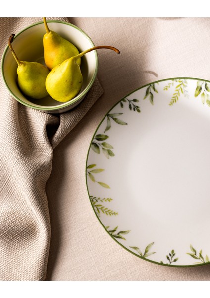 Vernon 6 Kişilik 24 Parça Yemek Takımı - Yeşil