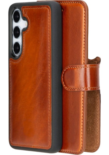 Samsung Galaxy S24 Uyumlu, Deri Cüzdanlı Kılıf, Efektli Taba fiyatları