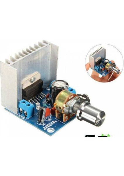 TDA7377 12V Çift Kanallı Amplifikatör Kartı