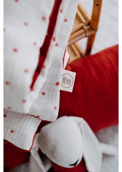 Park Yatak Müslin Nevresim Takımı (80X110) | Red Dots