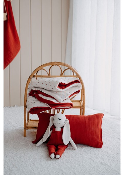 Park Yatak Müslin Nevresim Takımı (80X110) | Red Dots