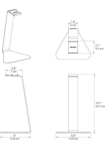 H1 Kulaklık Standı Gümüş modelleri
