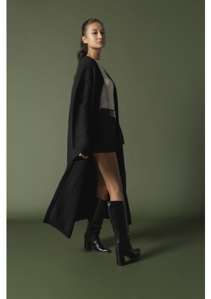 91828 Düşük Omuz Balon Kol Uzun Triko Hırka fiyatları