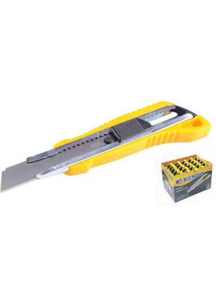 Kendo Plastik Maket Bıçağı - Falçata - Otomatik Kilitli