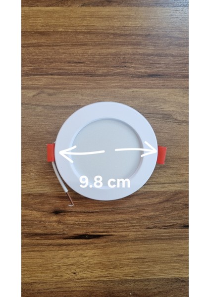 6W Downlight LED Panel Sıva Altı Gün Işığı Renk 3500K modelleri