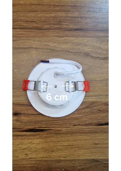 6W Downlight LED Panel Sıva Altı Gün Işığı Renk 3500K fırsatları