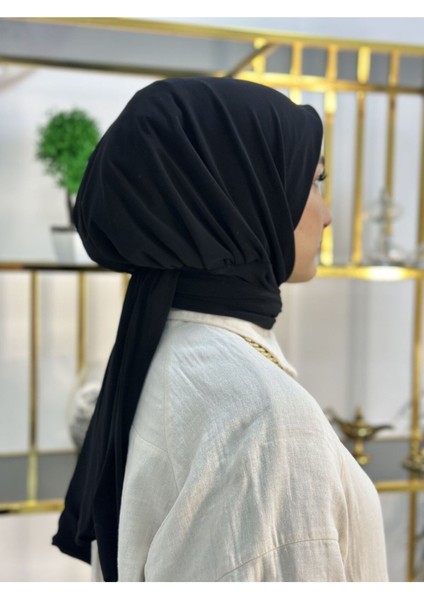 Ithal Kumaş Çıtçıtlı Hazır Şal Iki Sekılde Kullanılır Siyah Renk fırsatları