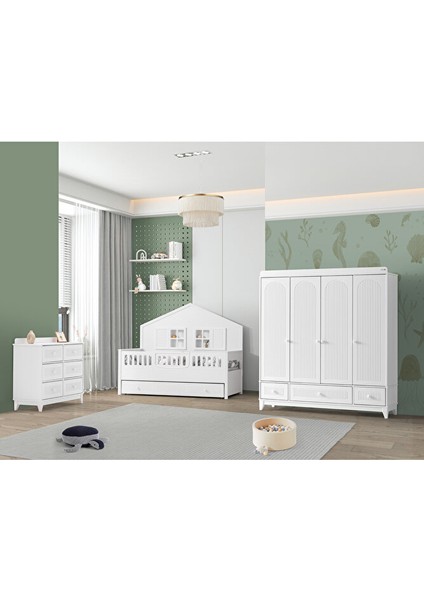 Aymini Efor 4 Kapılı Bebek Odası Takımı