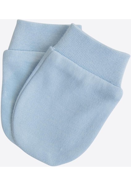 Organik New Basic 2'li Eldiven Ekru-Mavi modelleri