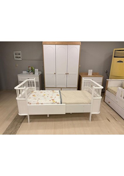 Mdf Beşik, Dünya Büyüyen Beşik 80X130 - Dünya Büyüyen Karyola 80X190 %100 Mdf modelleri