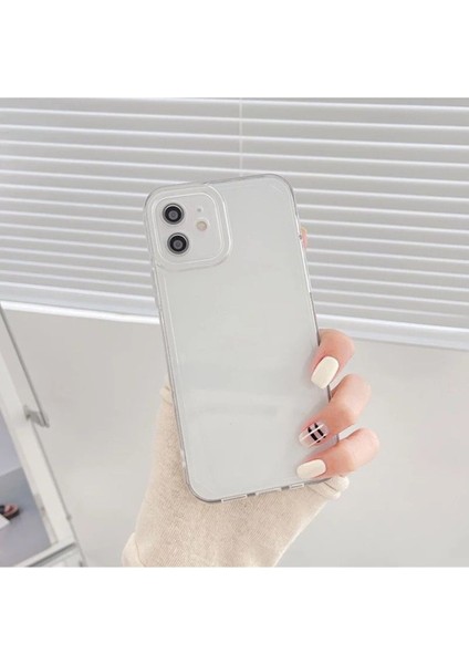 Apple Iphone 11 Kılıf ( 12 Görünümlü Köşeli ) Luxury Yumuşak Silikon Kamera Korumalı Telefon Kılıfı