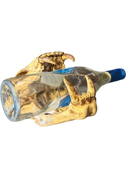 Dinozor Iskeleti Kafatası (Kuru Kafa) – El Boyaması – Dekoratif Koleksiyon Objesi ve Masa Üstü Dekor modelleri