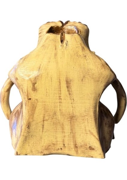 Dinozor Iskeleti Kafatası (Kuru Kafa) – El Boyaması – Dekoratif Koleksiyon Objesi ve Masa Üstü Dekor