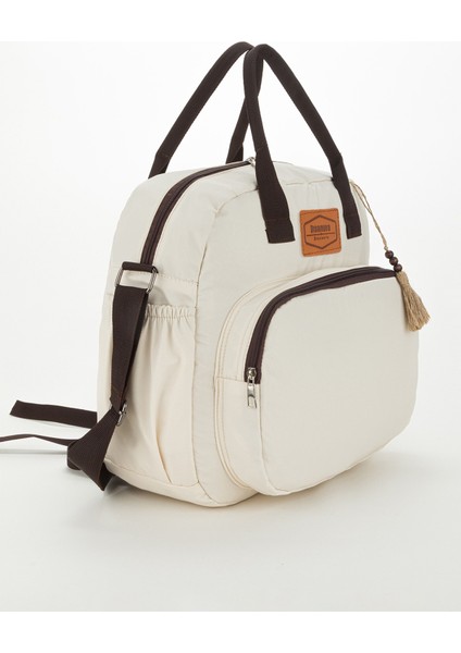 Püsküllü Anne Çantası Bebek Bakım Çantası Sırt ve Omuz Çantası modelleri