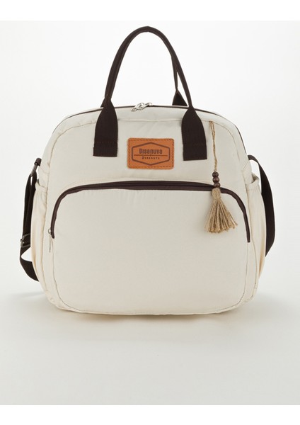 Püsküllü Anne Çantası Bebek Bakım Çantası Sırt ve Omuz Çantası indirimleri