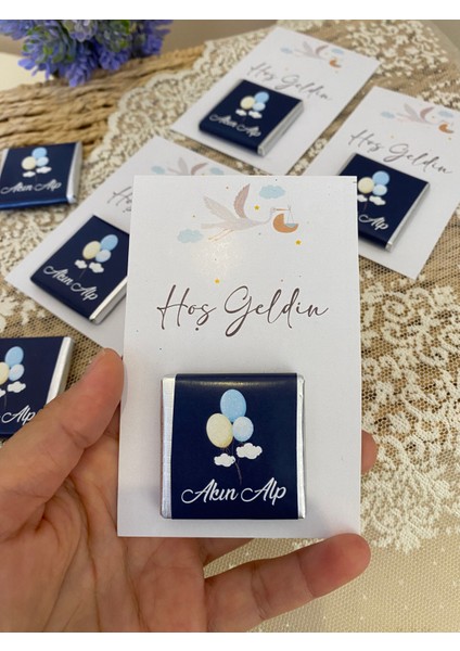 Kişiye Özel Bebek-Nikah-Söz-Özel Günler Çikolatası-40 Adet-Kutusuz