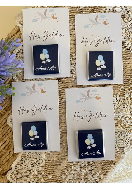 Kişiye Özel Bebek-Nikah-Söz-Özel Günler Çikolatası-40 Adet-Kutusuz fiyatları