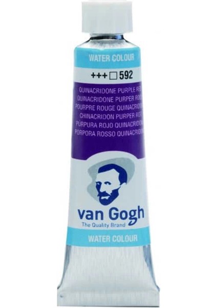Van Gogh 10 Ml. Tüp Sulu Boya 592 Quinacridone Purple Red